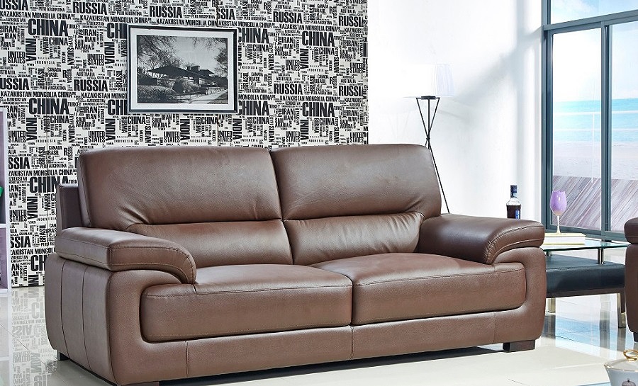 Mia 3 Seater Leather Sofa